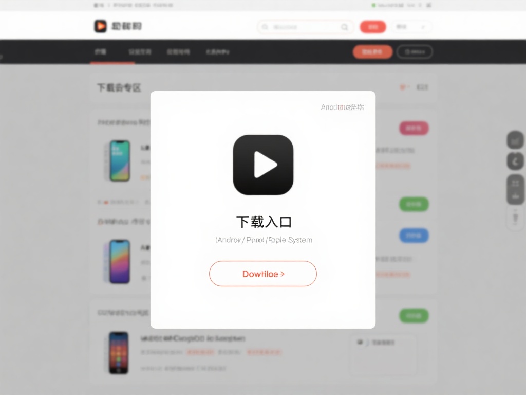 找到下载入口
进入官网后，通常在首页顶部或底部会