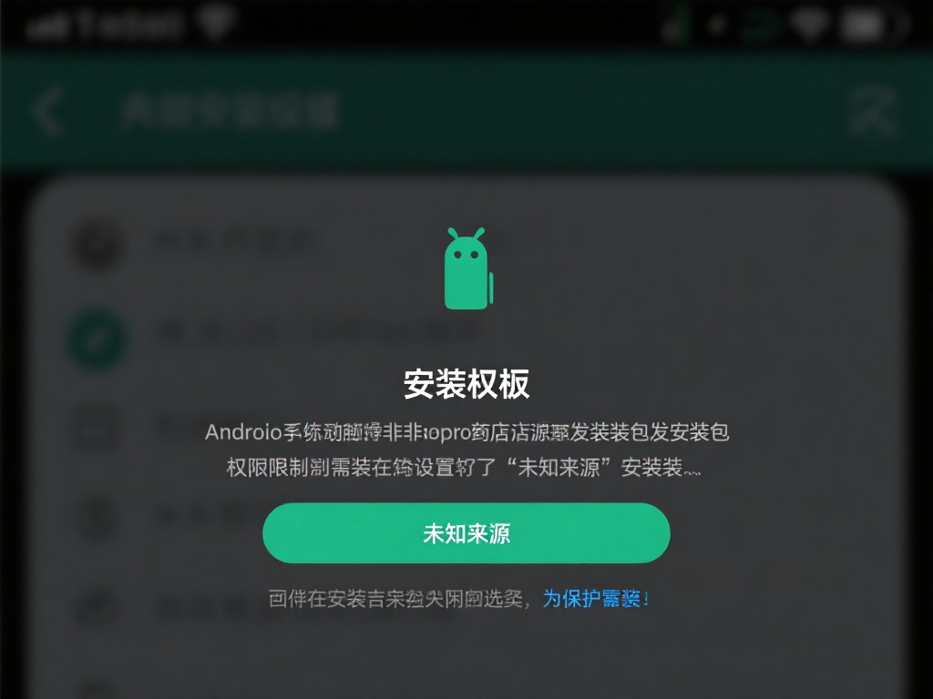 开启安装权限：由于安卓系统对非应用商店来源的安装包