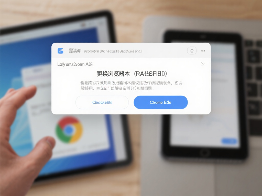 更换浏览器或设备：如果使用的浏览器版本较旧，建议更