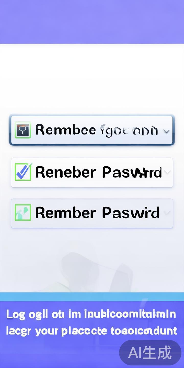 2.记住登录状态
开启“记住密码”或“自动登录”